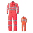 作業服JP ツナギ ツナギ・オーバーオール・サロペット 山田辰 1-7630 つなぎ服（高視認）腰割れ式（7630）