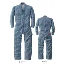 作業服JP 男女ペア ツナギ・オーバーオール・サロペット 山田辰 25020 つなぎ服
