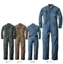 山田辰 81012 年間物つなぎ服（長袖）（81012）