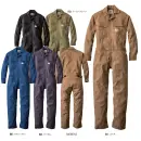 作業服JP メンズワーキング ツナギ・オーバーオール・サロペット 山田辰 81014 年間物つなぎ服（長袖）（81014）