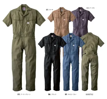 メンズワーキング ツナギ・オーバーオール・サロペット 山田辰 81015 つなぎ服（半袖）（81015） 作業服JP