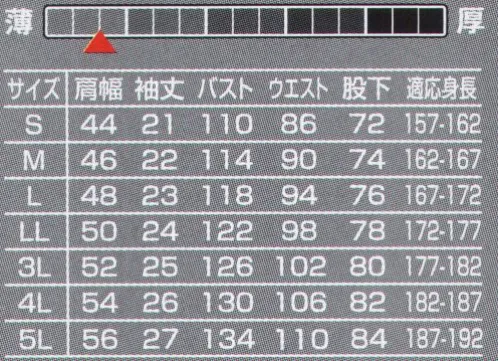 山田辰 1201 半袖ツヅキ服(1-1201) プラスアルファのパワーを持ったユニフォーム「1201」。●右胸には、携帯電話がスッポリ入るポケットをご用意。もちろん物落ちを防ぐオーバーラップ付き。●オートバイロゴの入ったスティックタイプのファスナータブを採用。強度も操作性も向上しています。二層糸素材綿のようにやわらかなタッチ感、汚れが落ちやすい、優れた形態安定性、火に強い等の通常の特徴に、さらに作業時の動きを妨げないストレッチ性能をプラス。ますますワーキングに打込めます。※「SB スカイブルー」は、販売を終了致しました。 サイズ／スペック