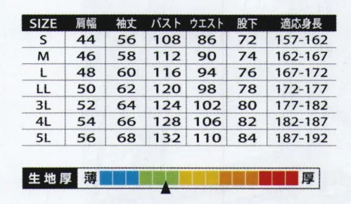 山田辰 23010 つなぎ服 抜群の通気性を持つマテリアルを採用した暑い季節に注目のラインアップつなぎ服「23010」暑い季節にピッタリなクールな素材「クール アゼック®」を採用した爽快つなぎ服「23010」が新登場。校倉構造®なので通気性に優れ、約11％のストレッチ性も兼ね備えています。胸ポケットにはダーツとマチを採用し、大容量を確保するなど充実の機能性を実現。シンプルなスタイルを持ちながらも群を抜く爽やかさを持つ、新タイプのつなぎ服の誕生です。爽やかさと抜群の機能性を備えたベーシックつなぎ服■胸ポケットにはダーツとマチを採用し、通常の胸ポケットより収納力がアップしています。■ウエストにはサイズの調整が容易にできるウレタン製Dカンと面ファスナーのアジャスター。■フロントの腰ポケットには通常のポケットと別にスマートフォンが入るサイズのミニポケットがついています。 サイズ／スペック