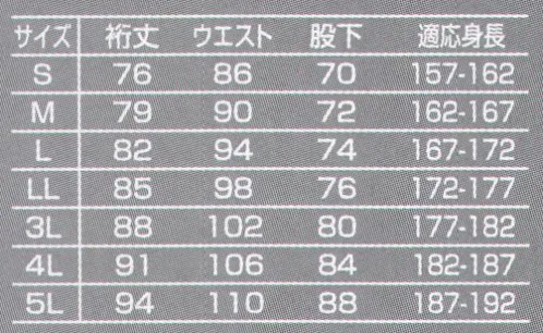 山田辰 6000 つなぎ服（無塵・塗装） クリーンな作業環境に最適ユニチカ・スカイアップ-7®使用。ゴミや埃を吸いつけにくい。適度な通気性と、塵を通さないフィルター効果を保つ。塗装作業に最適。【ユニチカ・スカイアップ-7】家庭洗濯を繰り返しても効果は変わらず、抜群の耐久性を持っています。導電性に優れているので、着用時、汗を吸収・拡散しやすく、洗濯後も早く乾きます。※無塵ツヅキ服としてご使用されるときは、そのレベルについてご相談ください。 サイズ／スペック