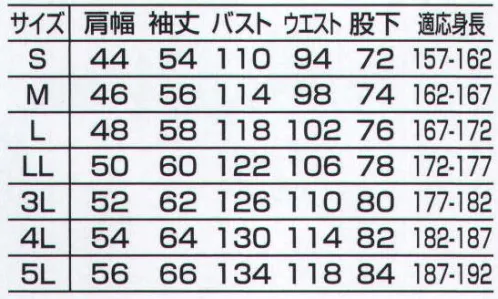 山田辰 6900 つなぎ服腰割れ式 できるんです！ウエストのファスナーを開けば下半身が脱げる！トイレが簡単にできる待望のラクラクツヅキ服が大好評！ウエスト部分全体を取り巻くようにぐるっと配されたファスナーを開ける事により、ユニフォームの下半身後部を簡単に脱着することができ、ツヅキ服の上半身を脱ぐ事なくトイレ時の体勢が楽にとれるらくらくツヅキ服＃6901に待望の秋冬対応タイプ＃6900が誕生しました。今までは、ツヅキ服の上半身を全て脱いでからトイレを使用していましたが、これを着用すれば、寒くなるこれからの季節、上半身を外気にさらすこと無く着衣の余分な手間と時間が軽減されます。働く人の立ち場になって開発された、在りそうで無かった「できるツヅキ服」はツヅキ服で働く人にとって、待ちに待っていた斬新な‘らくらくユニフォーム’です。 サイズ／スペック