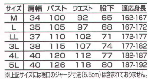 山田辰 A-6600 つなぎ服（キルトインナー）腰割れ式（6600） 防寒キルトスーツの超ロングセラー。トイレの時などに便利な腰割れ式。※2014年までは「帯電防止織物使用」となっておりましたが、この商品は帯電防止ではございません。訂正してお詫び致します。※この商品は海外生地のため、多少色ブレが発生することがありますがご了承下さい。※別寸不可となります。 サイズ／スペック