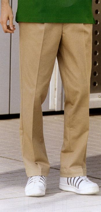 男女ペア パンツ（米式パンツ）スラックス ビッグボーン C221 ストレッチツータックパンツ 作業服JP