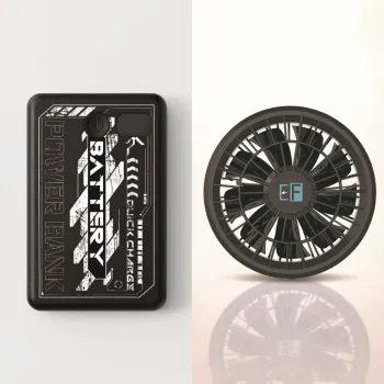 男女ペア その他 ビッグボーン RD9001S PD10000mAhモバイルバッテリー＋ファンセット 作業服JP