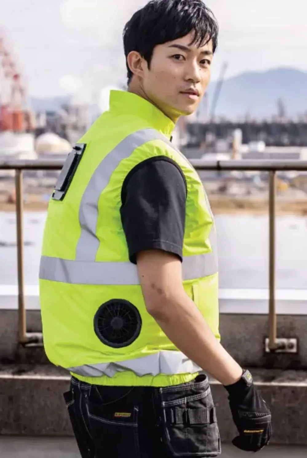 新品未使用　ビッグボーン ペルチェ 送風ファン 冷感 洗濯可 作業服 作業着 M-BB1-TH606.1000.webp