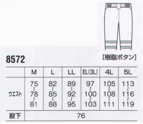 ビッグボーン 8572 パンツ 高視認性安全服登場！！JIS T8127規格適合安心・高品質 東レ素材使用。防水性:表素材 耐水圧10000mm/H2O透湿性 透湿度8000g/㎡/24hおすすめ職種:道路公団、道路整備、警備員 サイズ／スペック