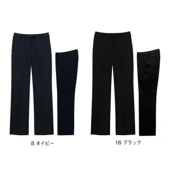 フォーマル パンツ（米式パンツ）スラックス ボンマックス FP6323L レディステーパードパンツ サービスユニフォームCOM
