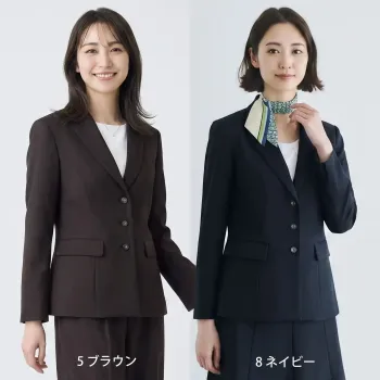 オフィスウェア 長袖ジャケット（ブルゾン・ジャンパー） ボンオフィス AJ0298 ジャケット 事務服JP