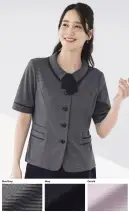 ボンオフィス AJ0860 オーバーブラウス Moistex® Narrow Borderモイステックス®ナローボーダー上品なニュアンスを生む細やかなボーダー柄アイテムを、リーズナブルなプライスでお届けする「モイステックス®ナローボーダー」。夏でも蒸れにくく、清涼感をキープする優秀なニットに新作が仲間入りしました。上品なニュアンスを生む細やかなボーダー柄ニットは、キュプラを複合した高機能素材「モイステックス®クール」を使用。ベタつきにくく、通気性も良いので暑い季節も快適。適度なハリ感がキレイめな印象に仕上げます。旬のリボンが可愛らしい印象を添える好感度の高いオーバーブラウスきちんと感と涼しさを叶える夏の名品ニット通気度170.2（&#13220;/(&#13216;・S)）※JIS L 1096 A法(フラジール形法)通常 50（&#13220;/(&#13216;・S)）以上は通気性が高いと言われています。（公的機関調べ）ECOtopia® 生地全体の6％にキュプラが使用されています。～ECOtopia®（エコトピア）地球の未来の為に～持続可能な社会の実現のため、BONMAXが環境対応製品で貢献するECO活動です。