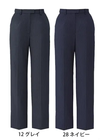 オフィスウェア パンツ（米式パンツ）スラックス ボンオフィス AP6262 裾上げらくらくパンツ 事務服JP