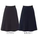 ボンオフィス AS2356 フレアスカート（ロング丈）