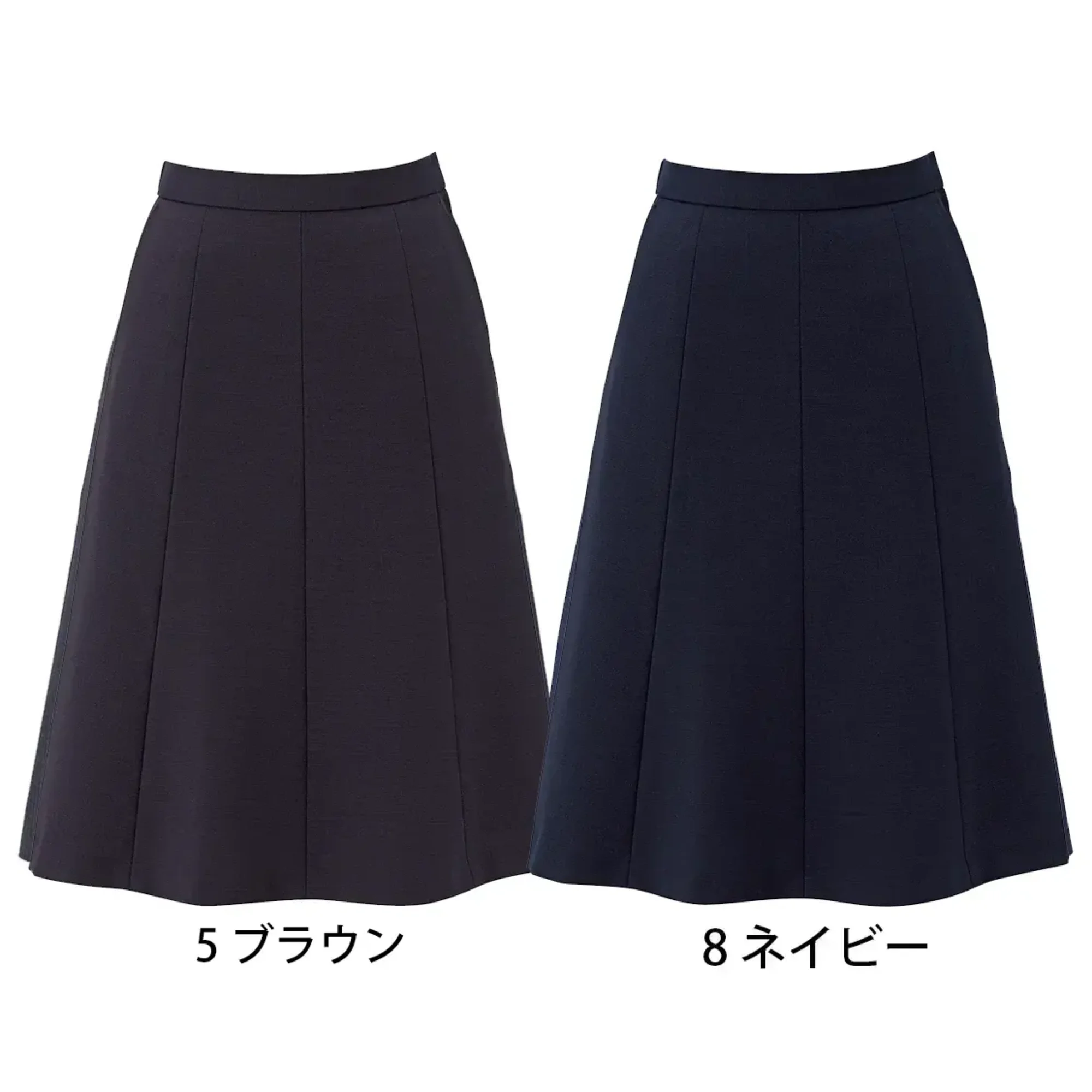 ボンオフィス AS2356 フレアスカート（ロング丈）
