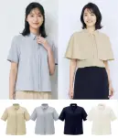 ボンオフィス AUB4301 半袖ブラウス