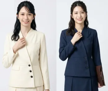 オフィスウェア 長袖ジャケット（ブルゾン・ジャンパー） ボンオフィス AUJ0300 ジャケット 事務服JP