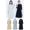 事務服JP オフィスウェア 長袖ワンピース ボンオフィス AUO5302 ワンピース