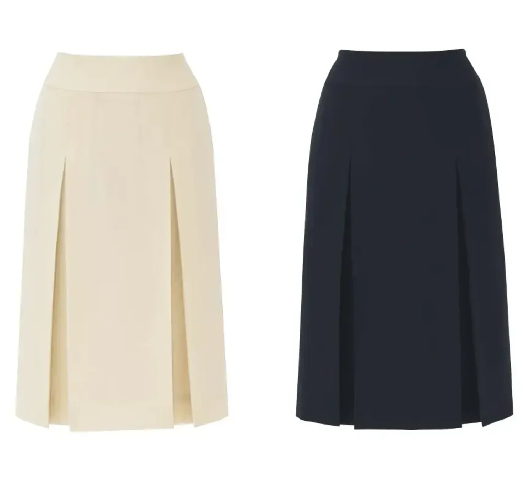 ボンオフィス AUS2301 プリーツスカート（ロング丈）