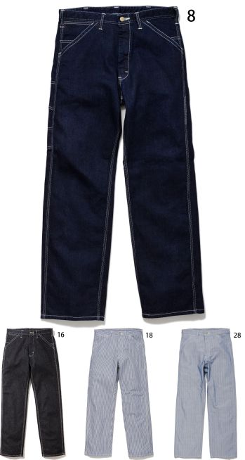 男女ペア パンツ（米式パンツ）スラックス Lee LWP66001 メンズペインターパンツ 作業服JP