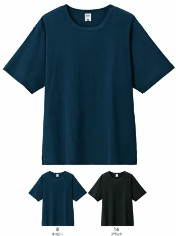 男女ペア 半袖Ｔシャツ ライフマックス MS1175 楊柳Tシャツ 作業服JP