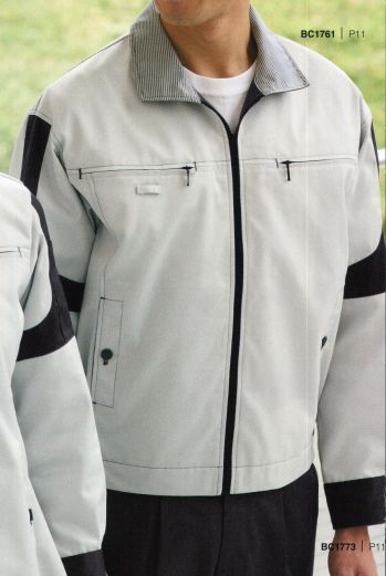 男女ペア 長袖ジャケット（ブルゾン・ジャンパー） ベスト BC1761 ペアブルゾン 作業服JP