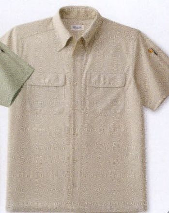 男女ペア 半袖シャツ ベスト BC508 ニット半袖カッターシャツ 作業服JP