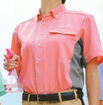 ユニフォーム1 ベストの半袖シャツ 902