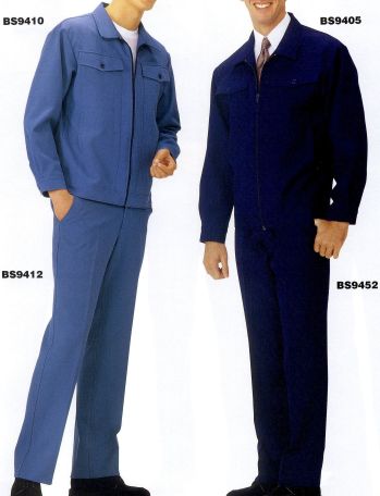 メンズワーキング パンツ（米式パンツ）スラックス ベスト BS9412 裏綿ストレートスラックス 作業服JP