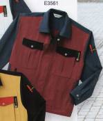 男女ペア長袖ジャケット（ブルゾン・ジャンパー）E3561 