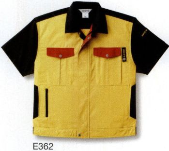 男女ペア 半袖ジャケット（ブルゾン・ジャンパー） ベスト E362 半袖ペアブルゾン 作業服JP