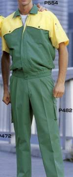 男女ペア半袖ジャケット（ブルゾン・ジャンパー）P554 