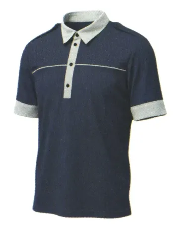 セキュリティウェア 半袖ポロシャツ ベスト GA0705 半袖ポロシャツ ネイビー 作業服JP