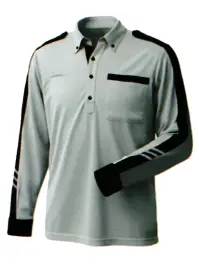 ベスト GA0913 長袖ポロシャツ グレー