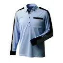 作業服JP セキュリティウェア 長袖ポロシャツ ベスト GA0916 長袖ポロシャツ サックス