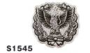 ベスト S1545 ヘルメットステッカー 金属帽章のテイストそのままに、立体的な表現を可能に。
