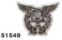ベスト S1549 ヘルメットステッカー 金属帽章のテイストそのままに、立体的な表現を可能に。
