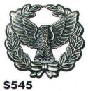 ベスト S545 帽章 オリーブと鳥・銀 プロフェッショナルをサポートする力強いセキュリティグッズ。