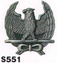 ベスト S551 帽章 丸ワシ・銀 プロフェッショナルをサポートする力強いセキュリティグッズ。