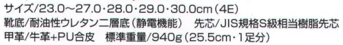 ベスト S101 短靴（反射付）マジック式 反射材を使用し、より安全性を追及しました。かかと部分に夜間作業の安全性を高める反射材を使用しました。 サイズ／スペック