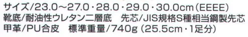 ベスト S110 短靴（反射付）紐式 安全性・機能性に優れた、ベストコストパフォーマンス安全靴。かかと部分に夜間作業の安全性を高める反射材を使用しました。※2019年4月より、アウトソールデザインの仕様を変更致しました。従来品のサイズ毎のメーカー在庫が無くなり次第、順次切り替わりますので、ご了承のほど、よろしくお願い致します。変更箇所:重量740g→790g（25.5cm・1足分） サイズ／スペック