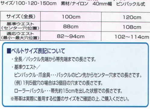 ベスト S173 ナイロンベルト2ツ穴 濃紺 ナイロンベルト2ツ穴 カット可能 サイズ／スペック