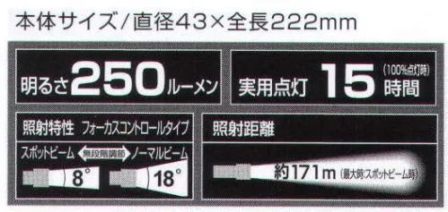 ベスト SF553 スーパーファイア553 驚きの明るさと多様な機能性を融合させた革命品。 ●ヘッド部分を回転させて、8～18°照射角調節が可能。 ●点灯・点滅・スイッチ長押しで10～100％の光量調節が可能。 ●携帯に便利なオリジナルポーチ付き。  ●LED使用のため、球切れも安心。 ●防滴仕様。※この商品はご注文後のキャンセル、返品及び交換は出来ませんのでご注意下さい。※なお、この商品のお支払方法は、先振込（代金引換以外）にて承り、ご入金確認後の手配となります。 サイズ／スペック