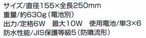 ベスト TR215S 防滴メガホン 豪雨での警備にも使える軽量コンパクトメガホン。豪雨の時にも使える新防滴設計と、大幅な軽量・小型化を実現。※この商品はご注文後のキャンセル、返品及び交換は出来ませんのでご注意下さい。※なお、この商品のお支払方法は、先振込（代金引換以外）にて承り、ご入金確認後の手配となります。 サイズ／スペック