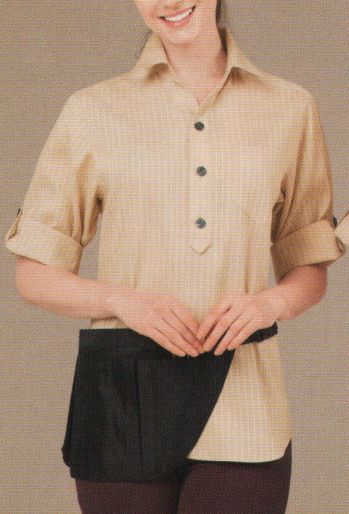 エステ 半袖シャツ ボストン 00100-73 プルオーバーシャツ（男女兼用） サービスユニフォームCOM