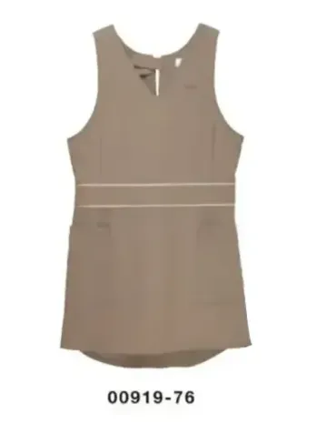 ボストン 00919-76 エプロンドレス(モカ) シルエット美しく、毎日快適エプロンドレス高めの位置に入れたパイピングとすっきりシルエットでエスタイルアップ効果抜群。仕様品番:00919-76品名:エプロンドレス