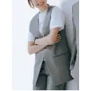サービスユニフォームcom フォーマル ベスト ボストン 15305-94 ロングベスト（男女兼用/グレー）