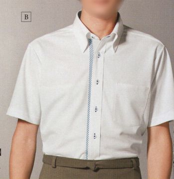 ボストン 23309-16 ニットシャツ(半袖・男女兼用) クールビスに最適なノーアイロンの快適ニットシャツ。