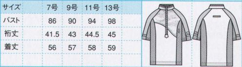 ボストン 53203 レディースニットシャツ  サイズ／スペック